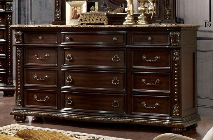 Fromberg Brown Cherry 12 Drawer Dresser