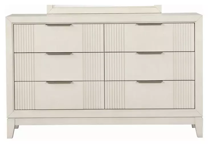 Isadore Antique White 6 Drawer Dresser