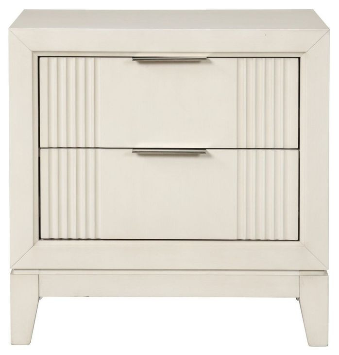 Isadore Antique White 2 Drawer Nightstand