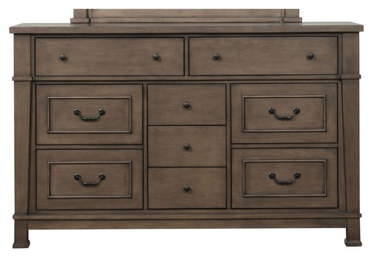 Huddersfield Dark Walnut 9 Drawer Dresser