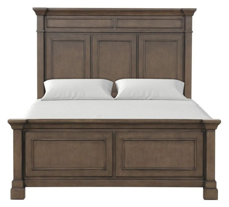 Huddersfield Dark Walnut King Panel Bed