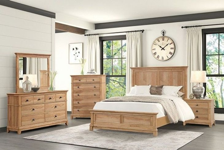 Mchenry Natural Oak Full Bed