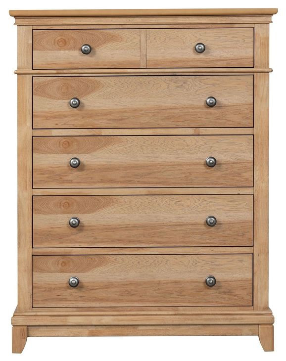 Mchenry Natural Oak 5 Drawer Chest