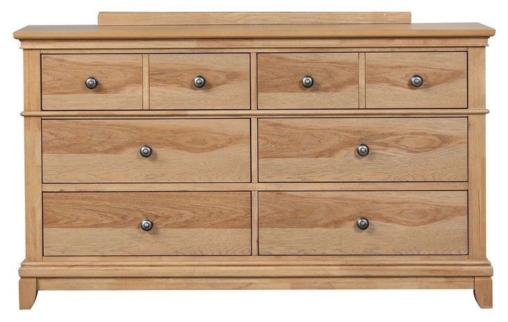 Mchenry Natural Oak 6 Drawer Dresser