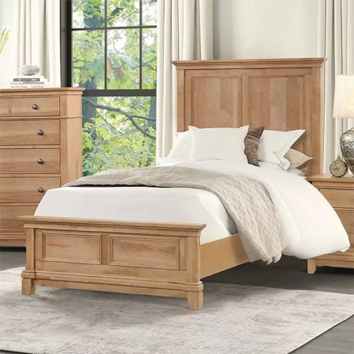 Mchenry Natural Oak Twin Bed