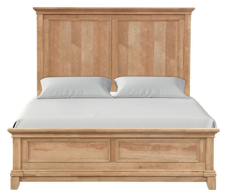 Mchenry Natural Oak Queen Panel Bed