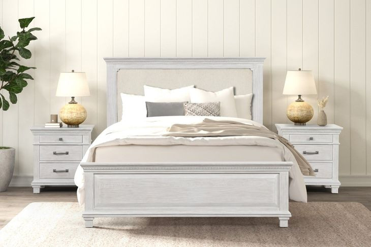 Swanley Weathered Gray Panel Bedroom Set