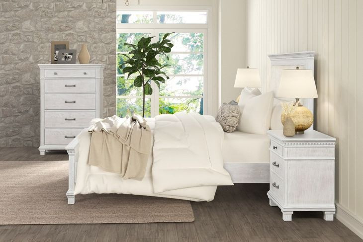 Swanley Weathered Gray Queen Panel Bed