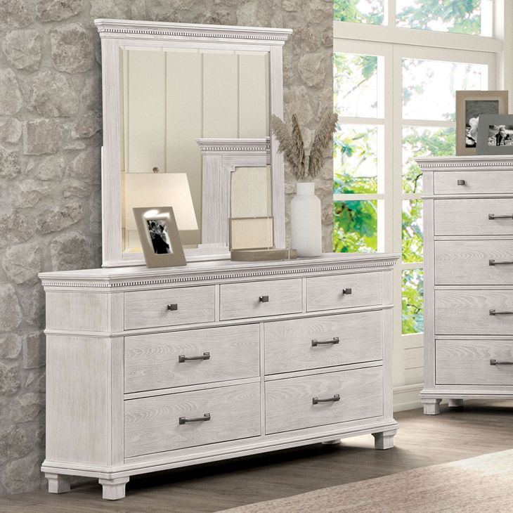 Swanley Weathered Gray 7 Drawer Dresser