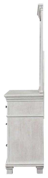 Swanley Weathered Gray Square Dresser Mirror