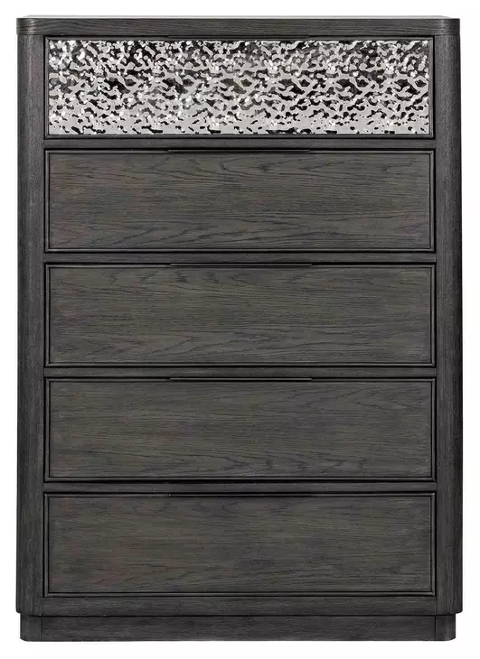 Sterling West Ash Gray 5 Drawer Chest