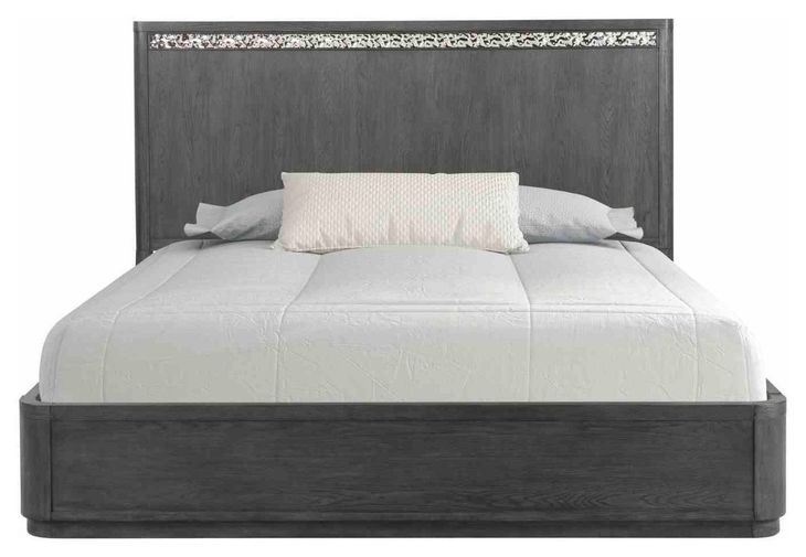 Sterling West Ash Gray King Panel Bed