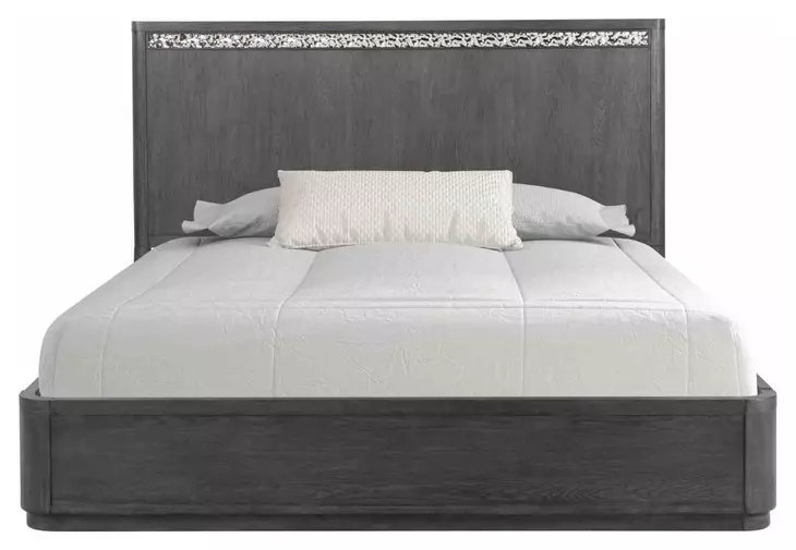 Sterling West Ash Gray King Panel Bed