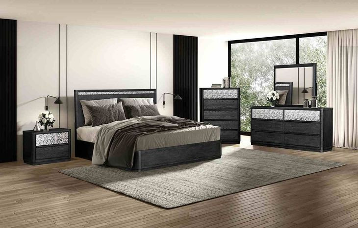Sterling West Ash Gray Bedroom Set