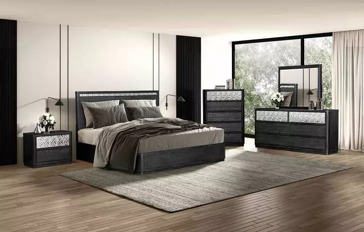 Sterling West Ash Gray Bedroom Set