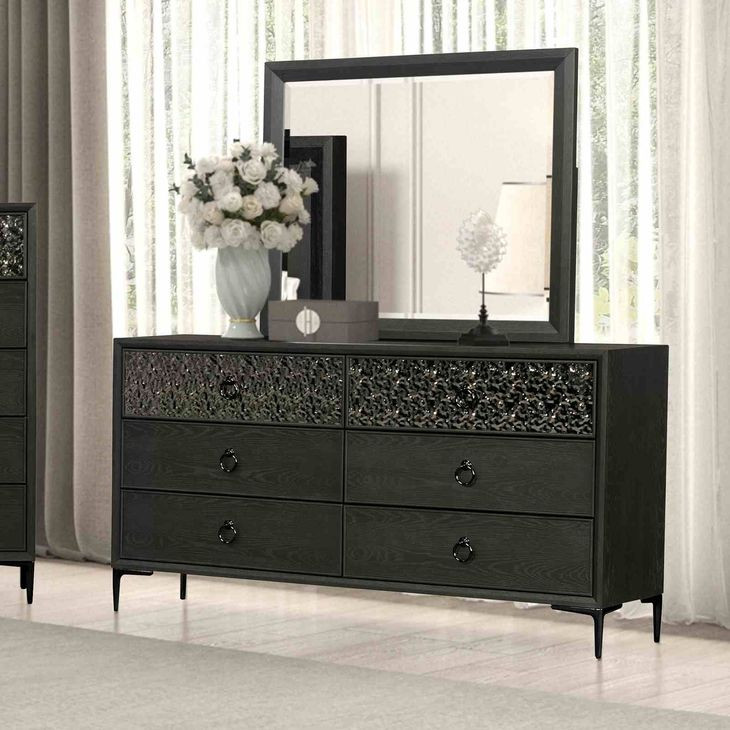 Bashford Espresso 6 Drawer Dresser