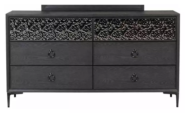 espresso dresser Furniture of America Bashford Brand_Ava Presley Solid Wood construction Black PrettyLittleThing Slinky Open Changing table Color:Black Champagne