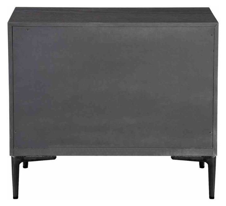 Bashford Espresso 2 Drawer Nightstand with USB Charging