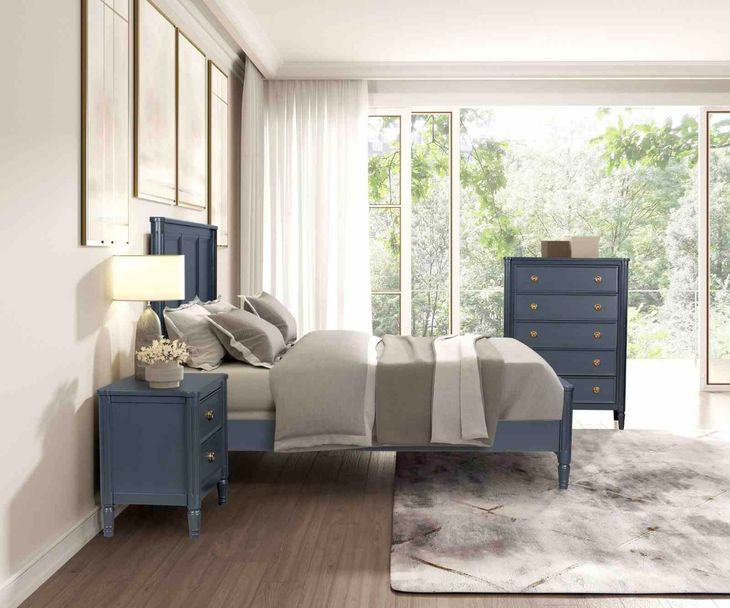 Altamira Malta Blue Rectangular Dresser Mirror