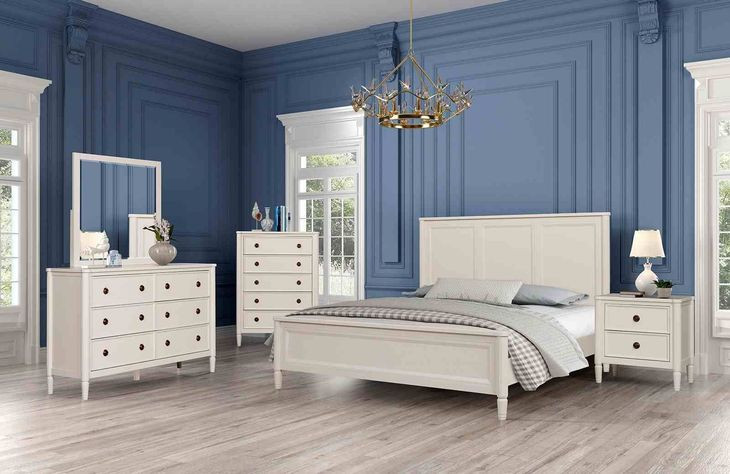 Altamira White Rectangular Dresser Mirror