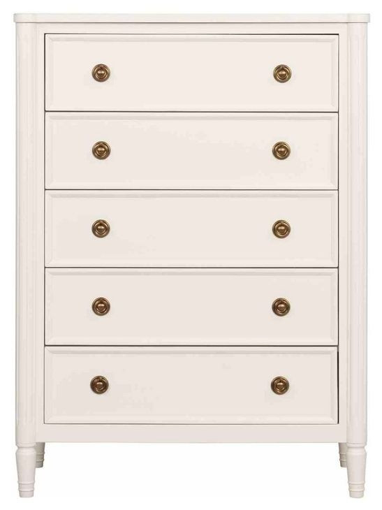Altamira White 5 Drawer Chest
