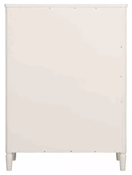Altamira White 5 Drawer Chest