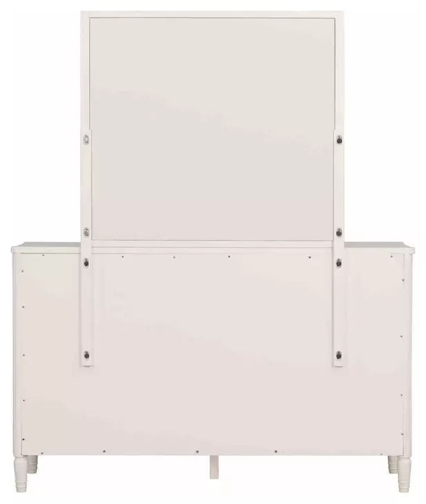 Altamira White 6 Drawer Dresser