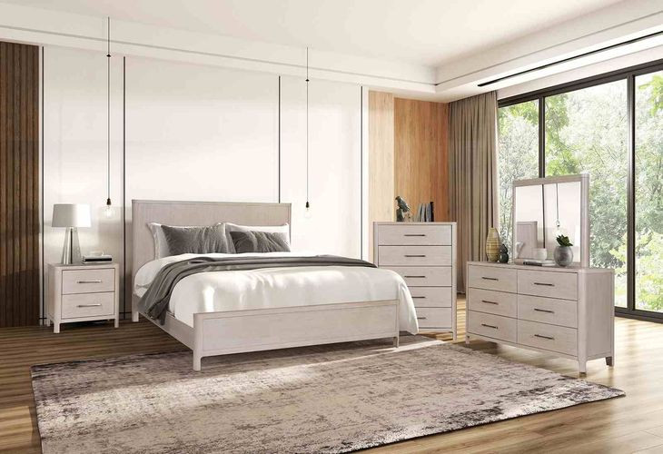 Fareham Oak Panel Bedroom Set