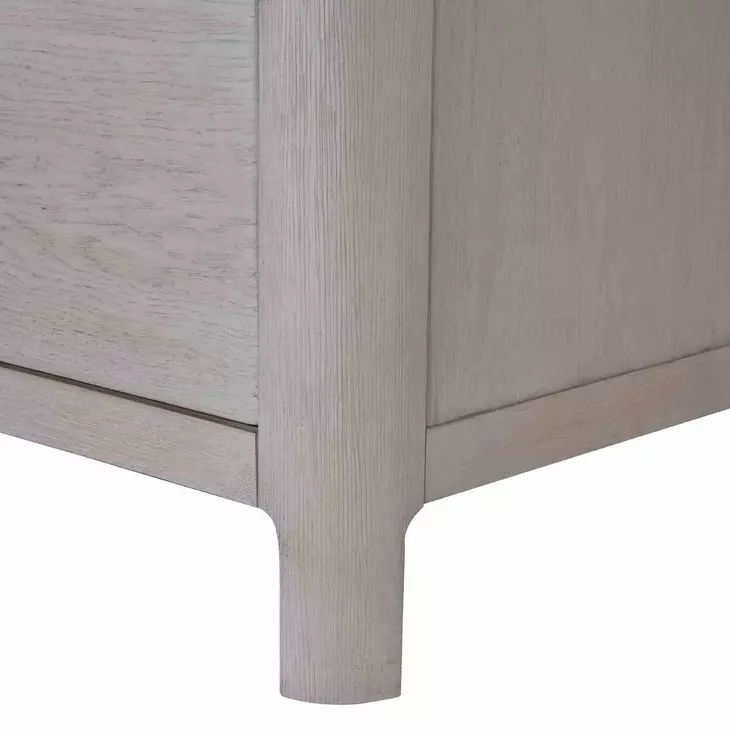 Fareham Oak 2 Drawer Nightstand with USB Charging