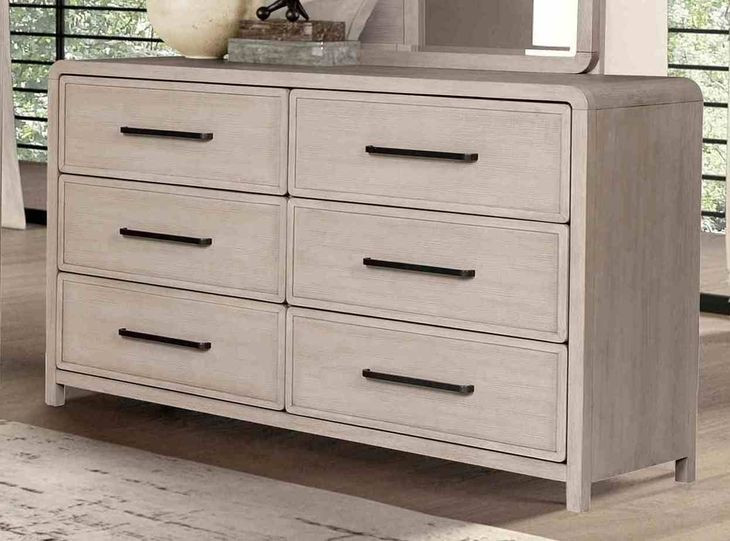 Belize Natural Oak 6 Drawer Dresser