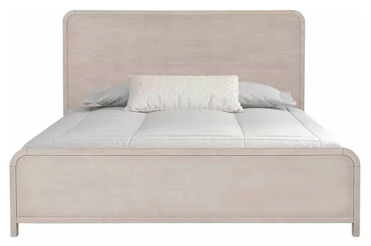 Belize Natural Oak King Panel Bed