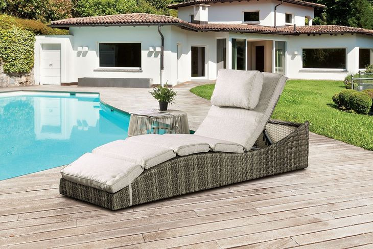 Kesi Natural Outdoor Upholstered Folding Bed