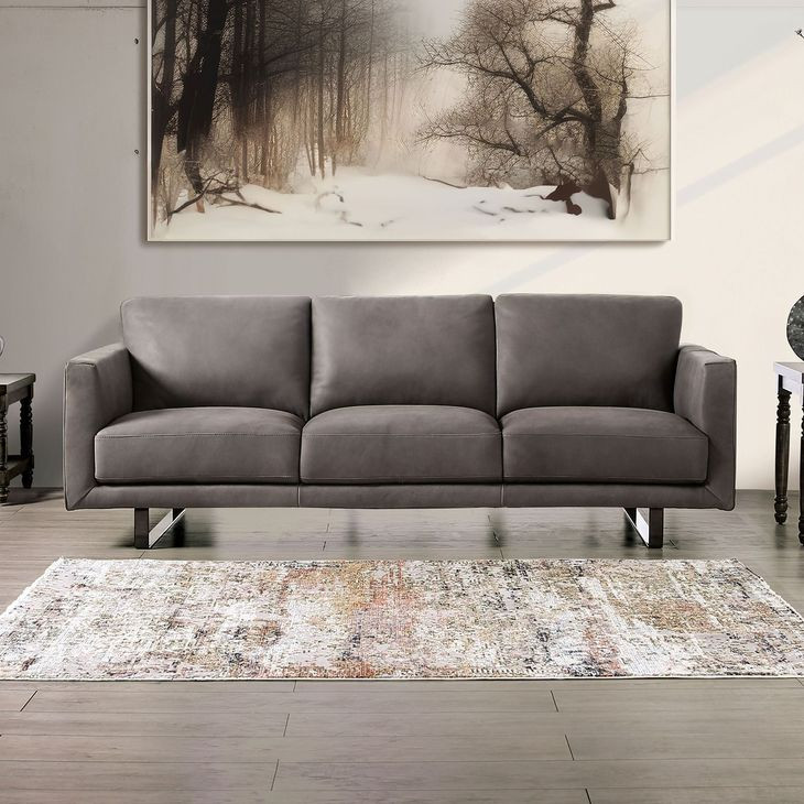 Mezzanotte Gray 90" Sofa