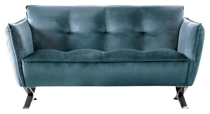 Civellutino Teal 64" Loveseat