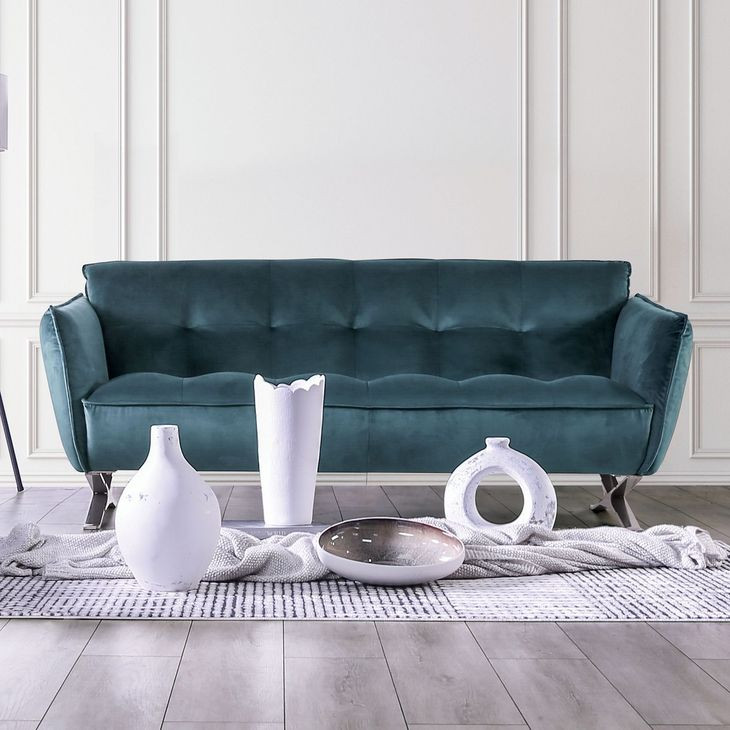 Civellutino Teal 80" Sofa