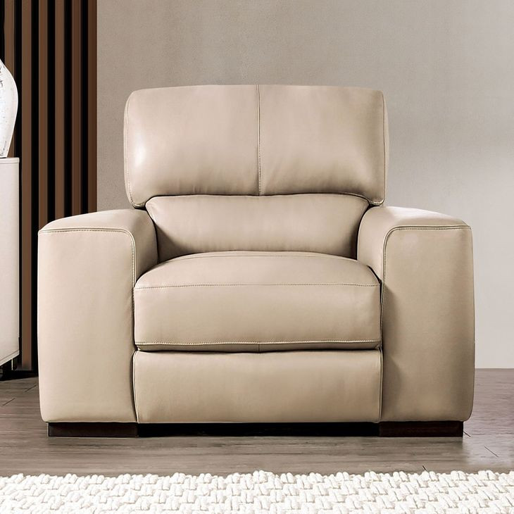 Marsicano Taupe Upholstered Chair
