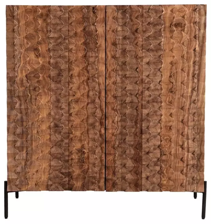 Acres Brownstone 2 Door Bar Cabinet