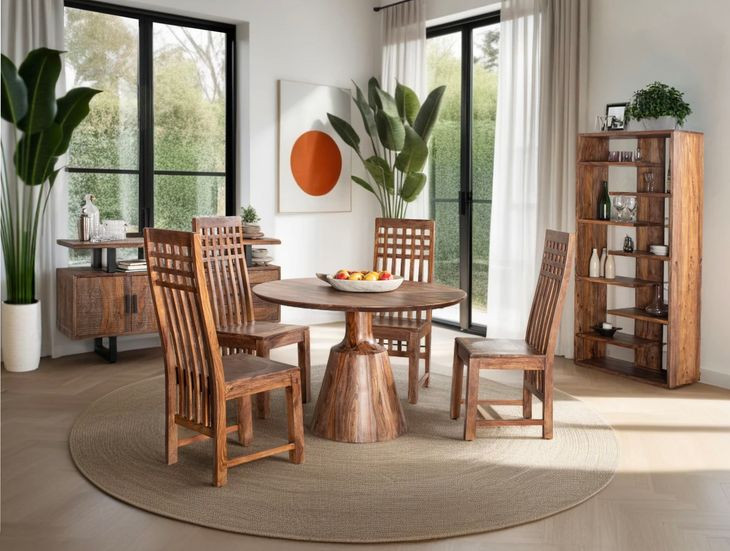 Acres Brownstone 46" Round Dining Room Set