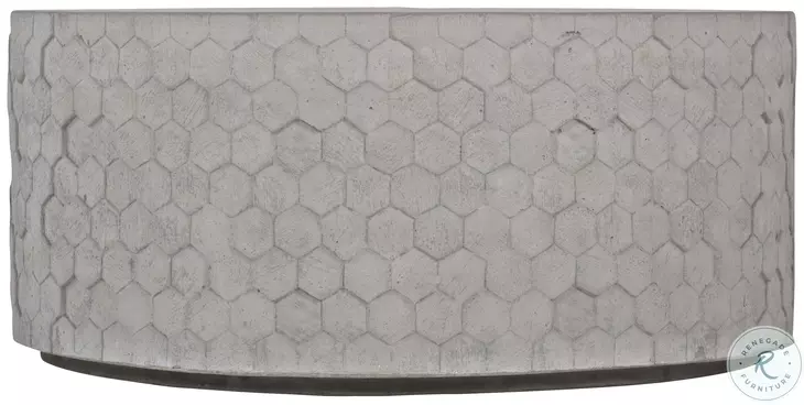 Athena Natural Concrete Round Cocktail Table