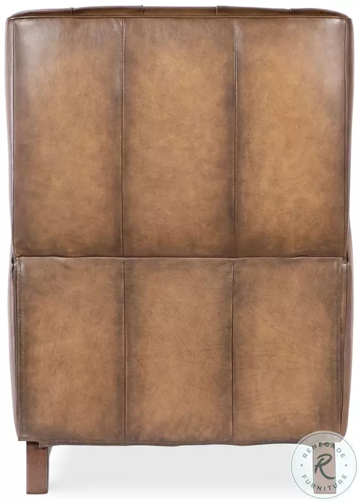 Rockwell Light Brown Leather Recliner
