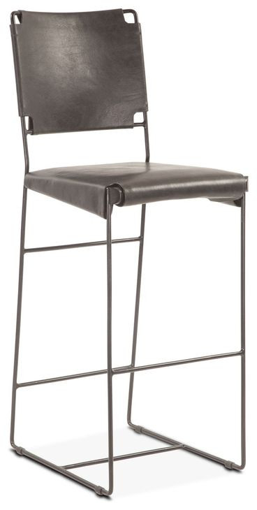 Melbourne Buffalo Leather Upholstered Counter Height Stool
