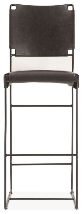 Melbourne Buffalo Leather Upholstered Counter Height Stool