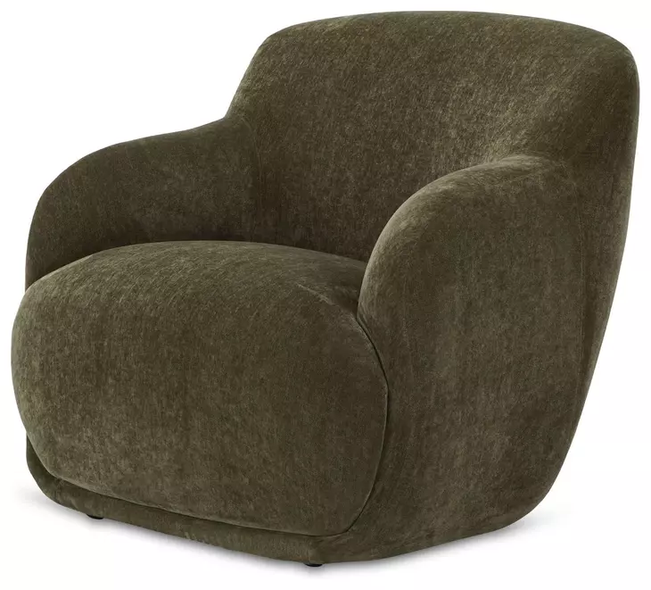 Stevie Cedar Green Upholstered Lounge Chair