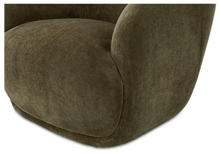 Stevie Cedar Green Upholstered Lounge Chair