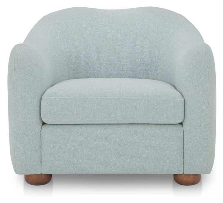 Bria Light Blue Upholstered Accent Chair