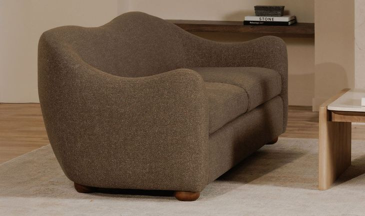 Bria Brown 90" Sofa
