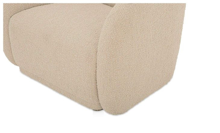 Faye Beige Upholstered Accent Chair