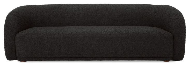 Faye Black 92" Sofa