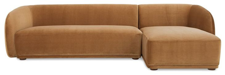 Faye Tan 2 Piece Modular RAF Sectional