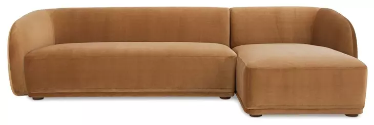 Faye Tan 2 Piece Modular RAF Sectional